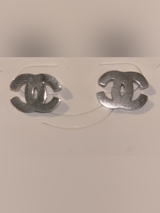 Inspired Jewelry - CC Silver Stud Earrings